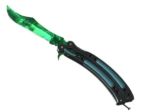 ★ StatTrak™ Butterfly Knife | Gamma Doppler Emerald (Factory New)