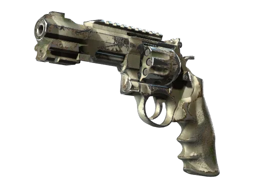 Souvenir R8 Revolver | Bone Mask (Well-Worn)